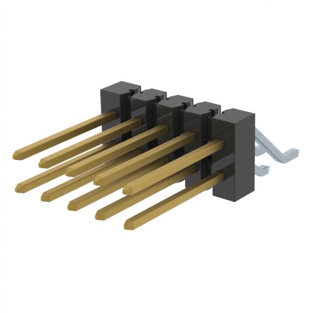 CONN HEADER SMD R/A 10POS 2.54MM