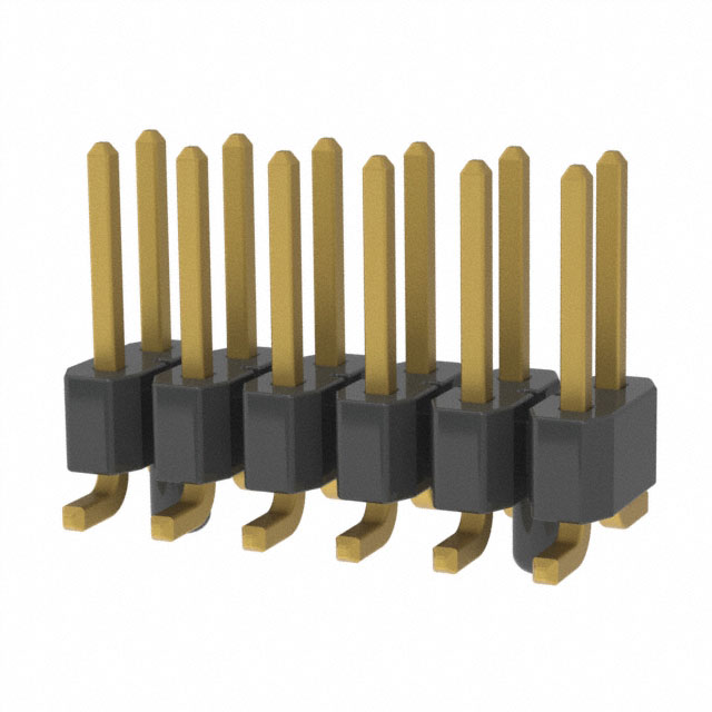 CONN HEADER SMD 12POS 2.54MM