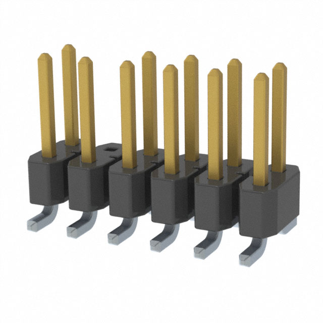 CONN HEADER SMD 12POS 2.54MM