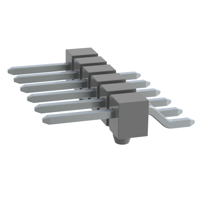 CONN HEADER SMD R/A 6POS 2.54MM