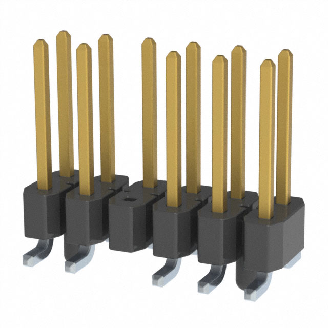 CONN HEADER SMD 12POS 2.54MM