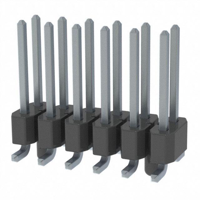 CONN HEADER SMD 12POS 2.54MM