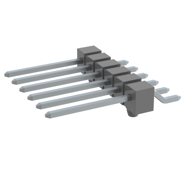 CONN HEADER SMD R/A 6POS 2.54MM