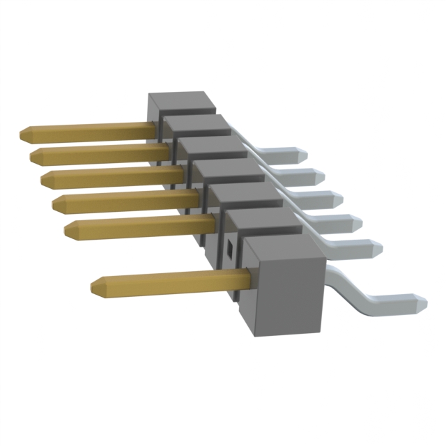 CONN HEADER SMD R/A 7POS 2.54MM