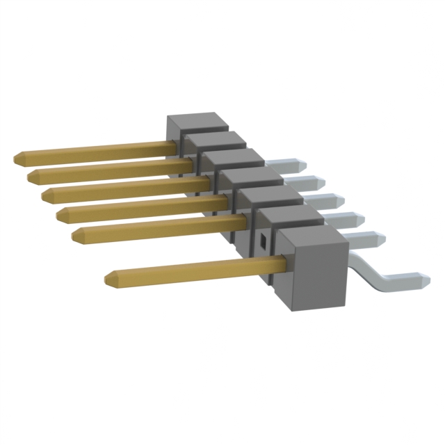 CONN HEADER SMD R/A 7POS 2.54MM