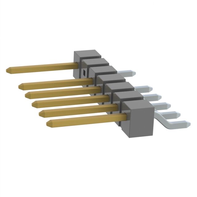 CONN HEADER SMD R/A 7POS 2.54MM