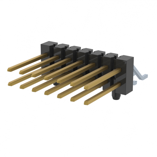 CONN HEADER SMD R/A 14POS 2.54MM