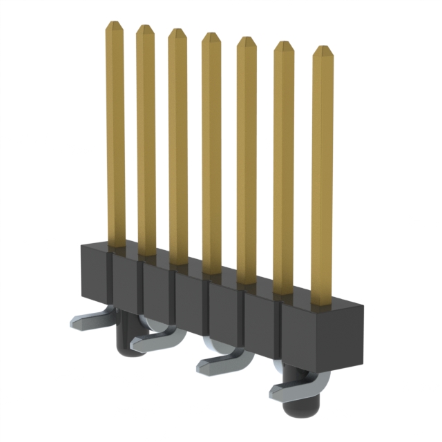 CONN HEADER SMD 7POS 2.54MM