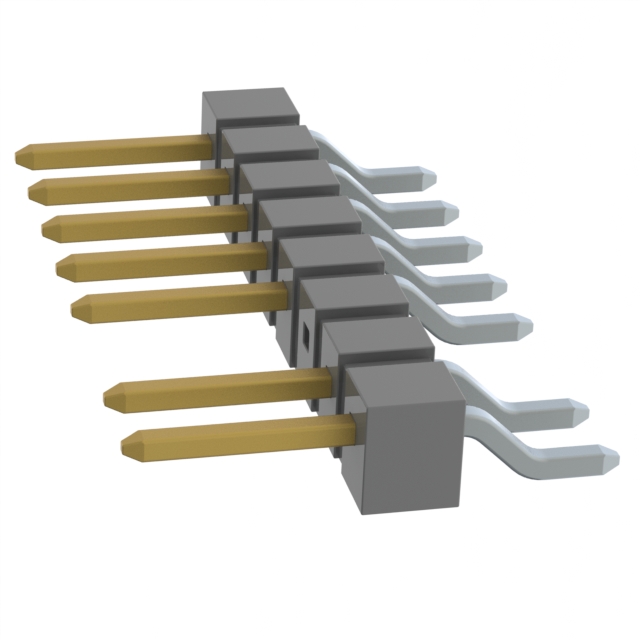 CONN HEADER SMD R/A 8POS 2.54MM