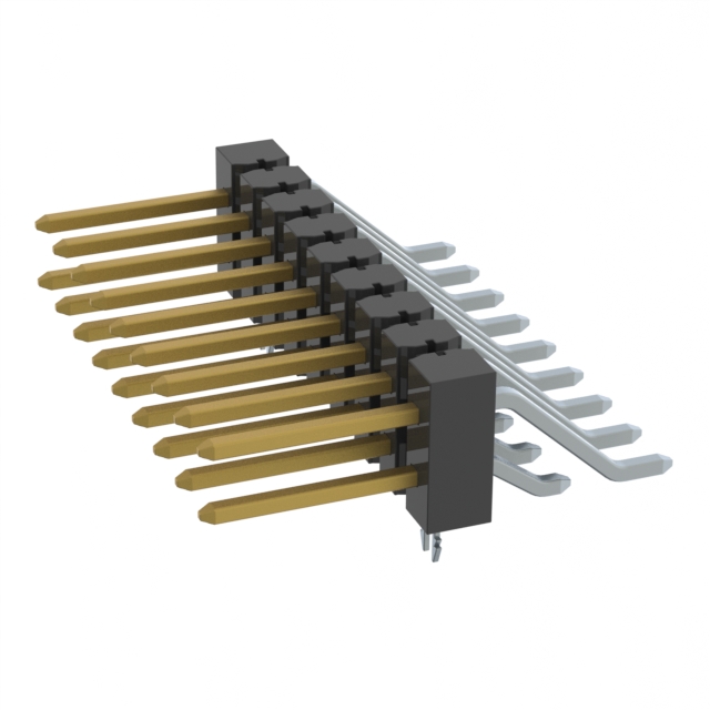 CONN HEADER SMD R/A 18POS 2.54MM