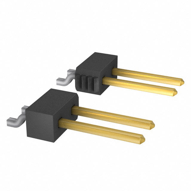 CONN HEADER SMD R/A 15POS 2.54MM