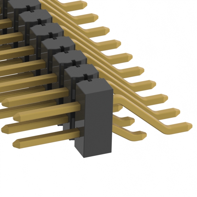 CONN HEADER SMD R/A 28POS 2.54MM