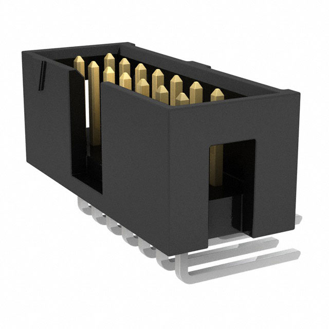 CONN HEADER R/A 14POS 2.54MM