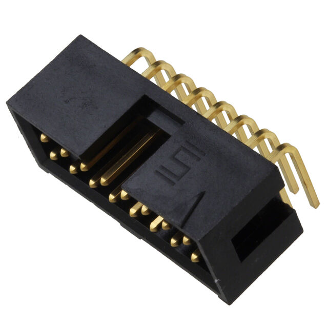 CONN HEADER R/A 16POS 2.54MM