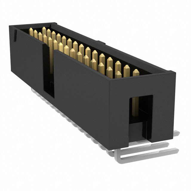 CONN HEADER R/A 30POS 2.54MM