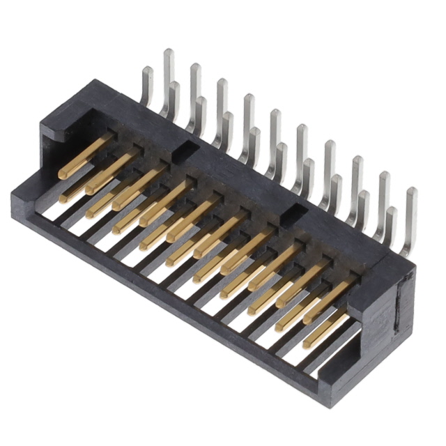 CONN HEADER R/A 20POS 2.54MM