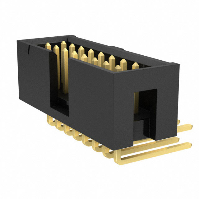CONN HEADER R/A 16POS 2.54MM