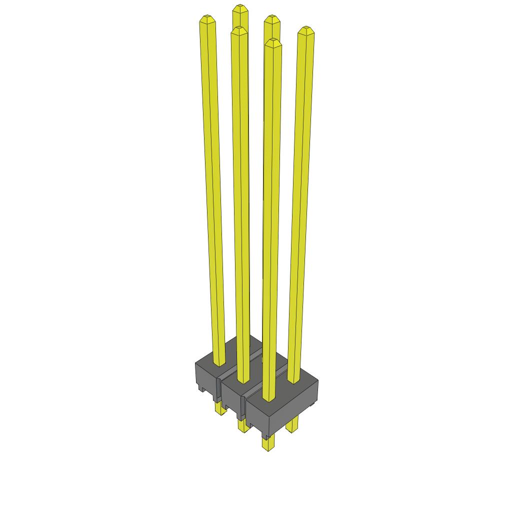CONN HEADER VERT 6POS 2.54MM
