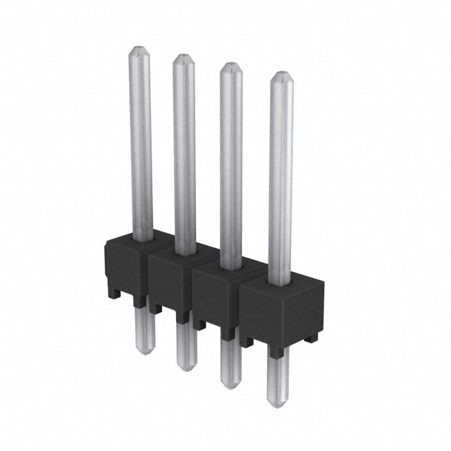 CONN HEADER VERT 4POS 2.54MM