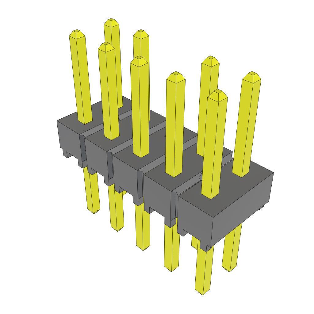 CONN HEADER VERT 10POS 2.54MM
