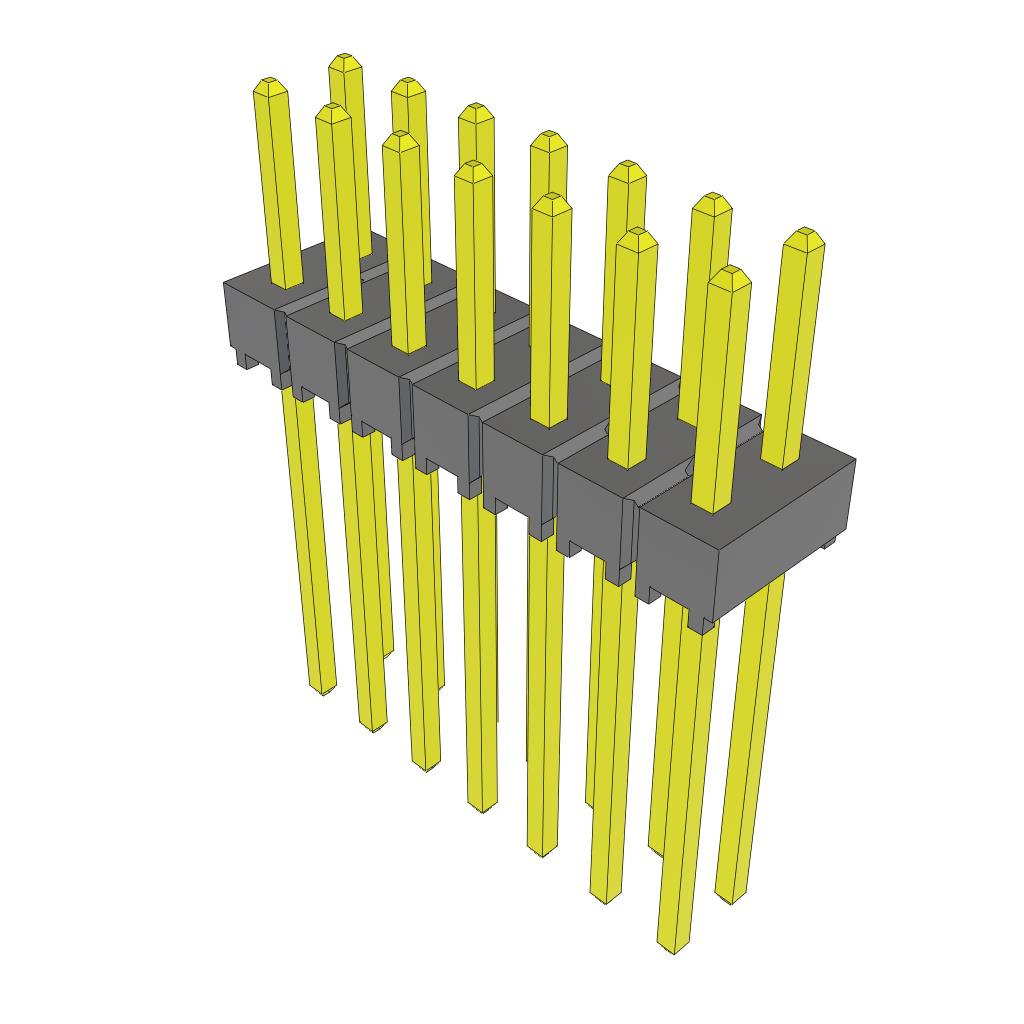 CONN HEADER VERT 14POS 2.54MM