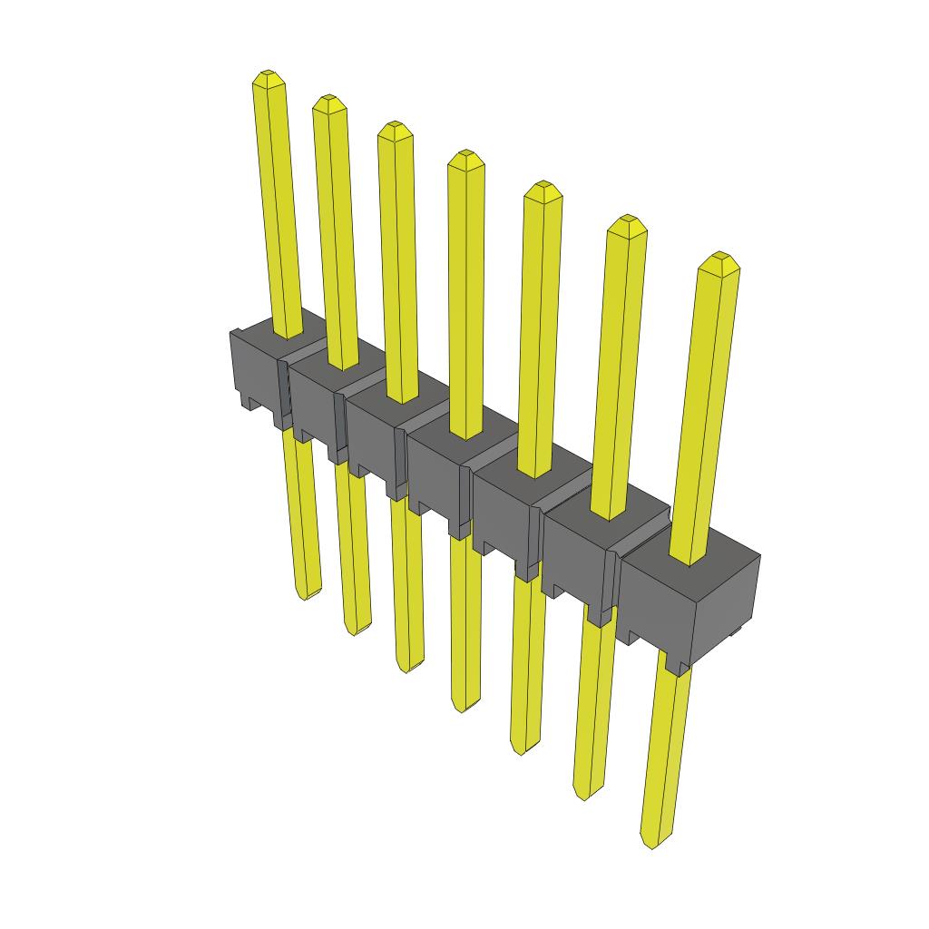 CONN HEADER VERT 7POS 2.54MM
