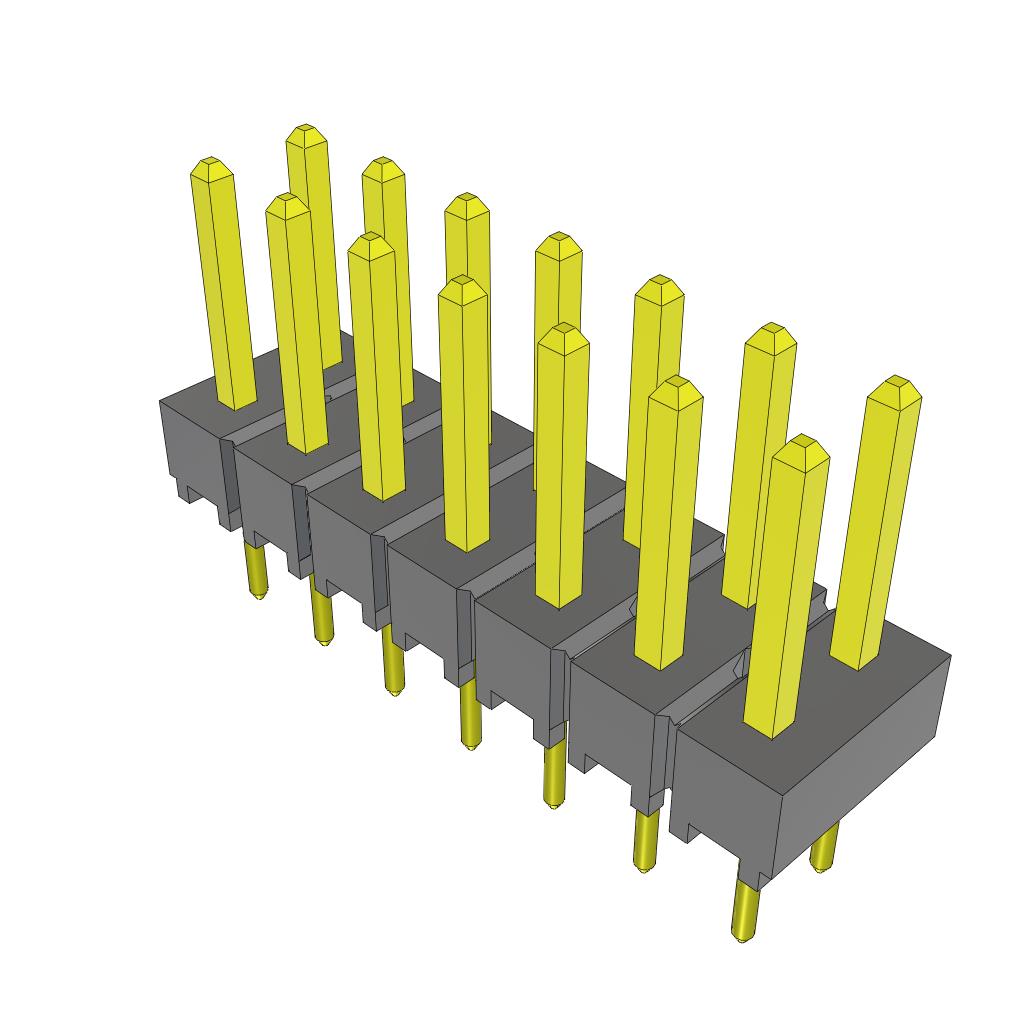 CONN HEADER VERT 14POS 2.54MM