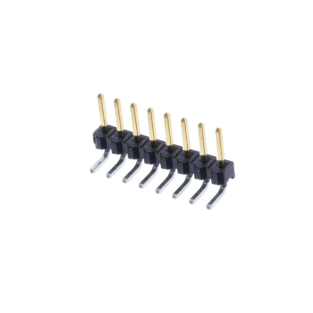 CONN HEADER R/A 8POS 2.54MM