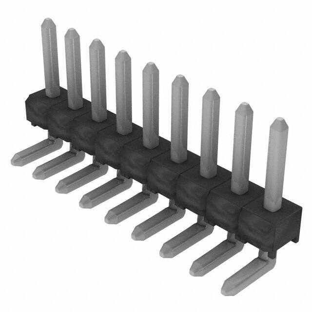 CONN HEADER R/A 9POS 2.54MM
