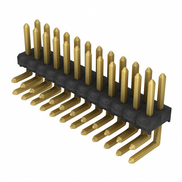 CONN HEADER R/A 24POS 2.54MM