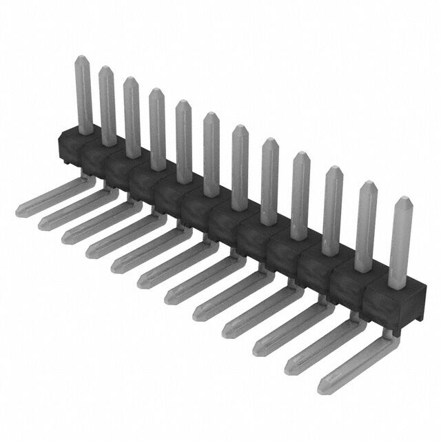 CONN HEADER R/A 12POS 2.54MM