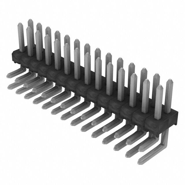 CONN HEADER R/A 28POS 2.54MM