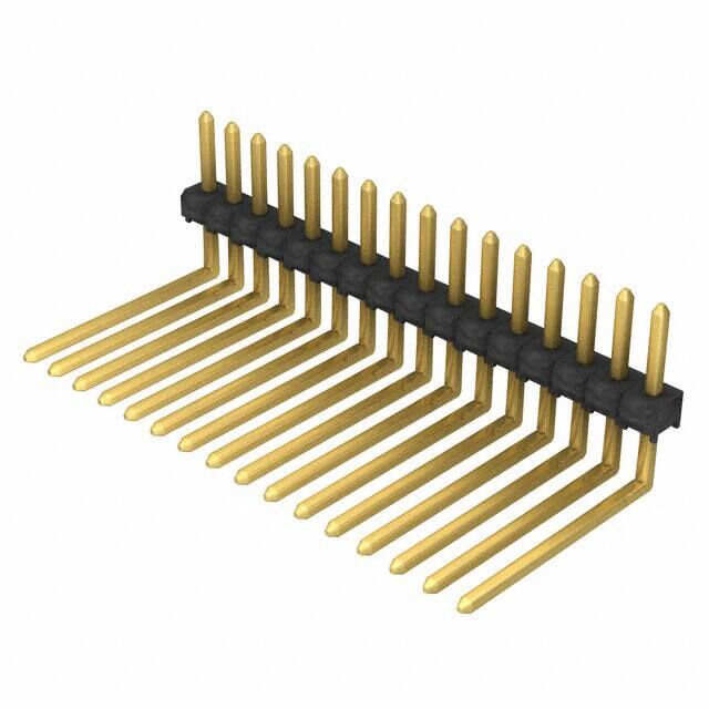 CONN HEADER R/A 16POS 2.54MM
