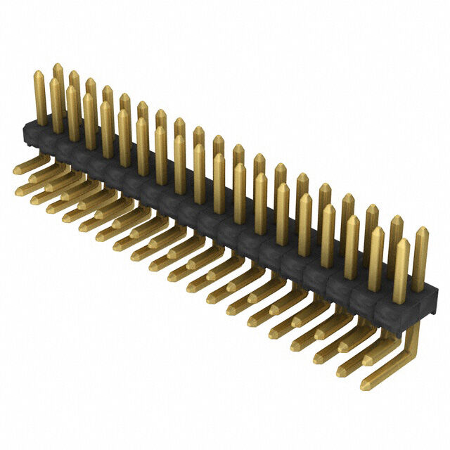 CONN HEADER R/A 38POS 2.54MM