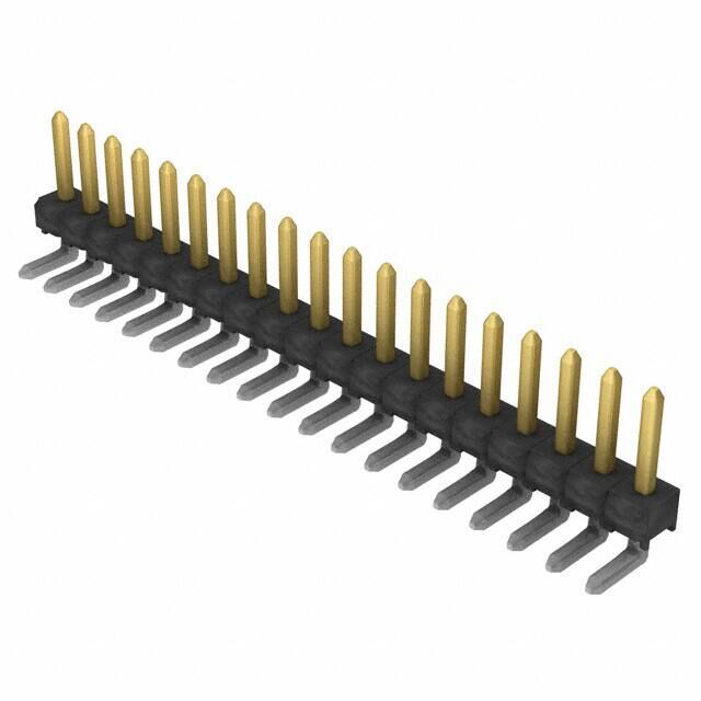 CONN HEADER R/A 19POS 2.54MM