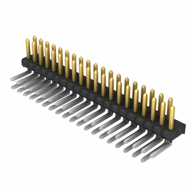 CONN HEADER R/A 40POS 2.54MM
