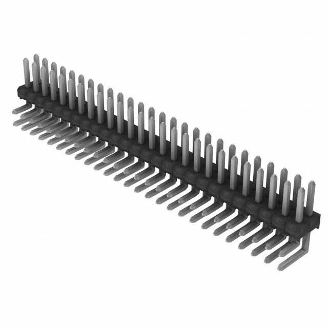 CONN HEADER R/A 52POS 2.54MM