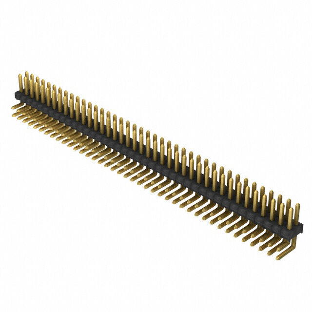 CONN HEADER R/A 80POS 2.54MM