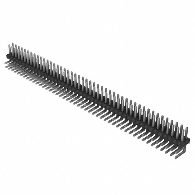 CONN HEADER R/A 92POS 2.54MM