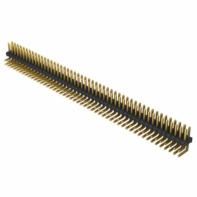 CONN HEADER R/A 98POS 2.54MM