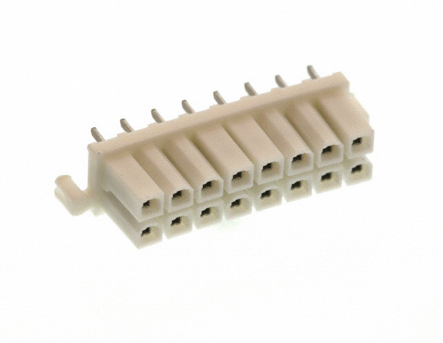 CONN RCPT 16POS 0.165 TIN PCB