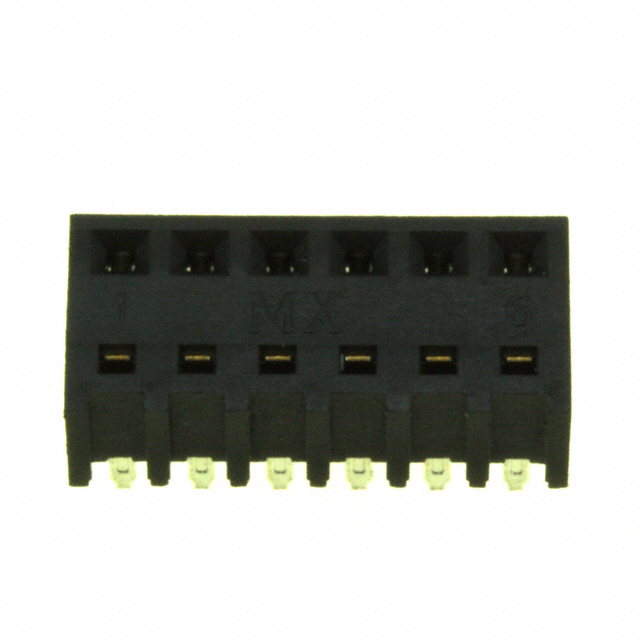 CONN RCPT 6POS 0.1 TIN PCB