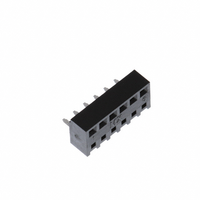 CONN RCPT 6POS 0.1 GOLD PCB