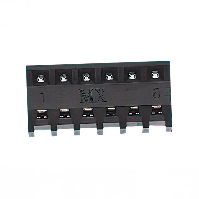 CONN RCPT 6POS 0.1 GOLD PCB