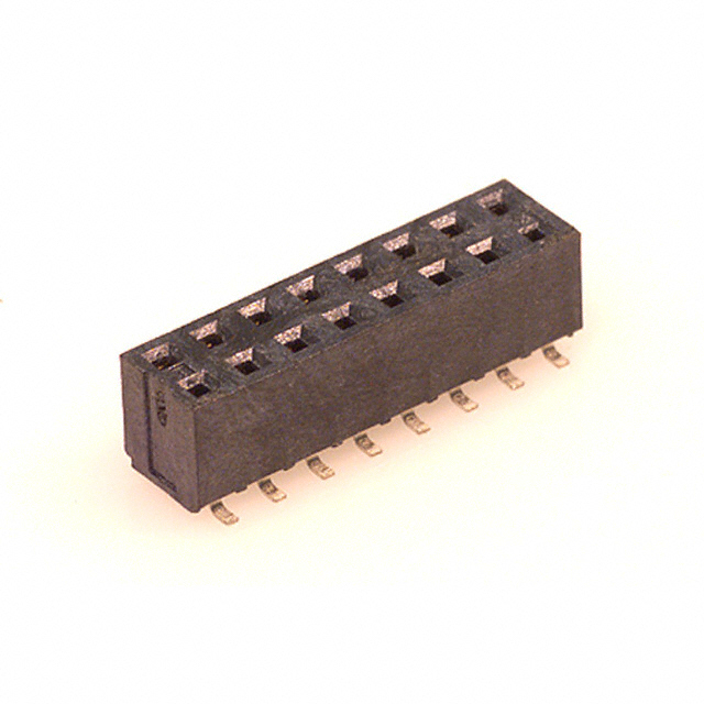 CONN RCPT 16POS 0.079 GOLD SMD