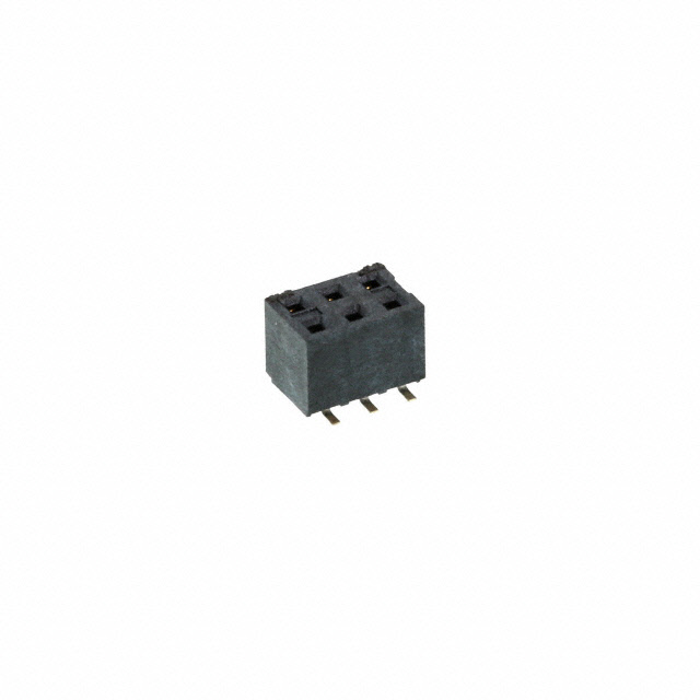 CONN RCPT 6POS 0.079 GOLD SMD