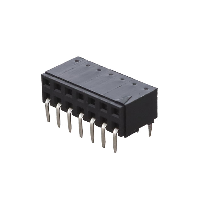 CONN RCPT 14POS 0.1 GOLD PCB R/A