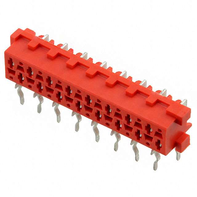 CONN RCPT 16POS 0.1 TIN PCB R/A