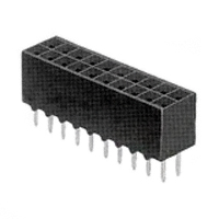 CONN RCPT 20POS 0.1 GOLD PCB