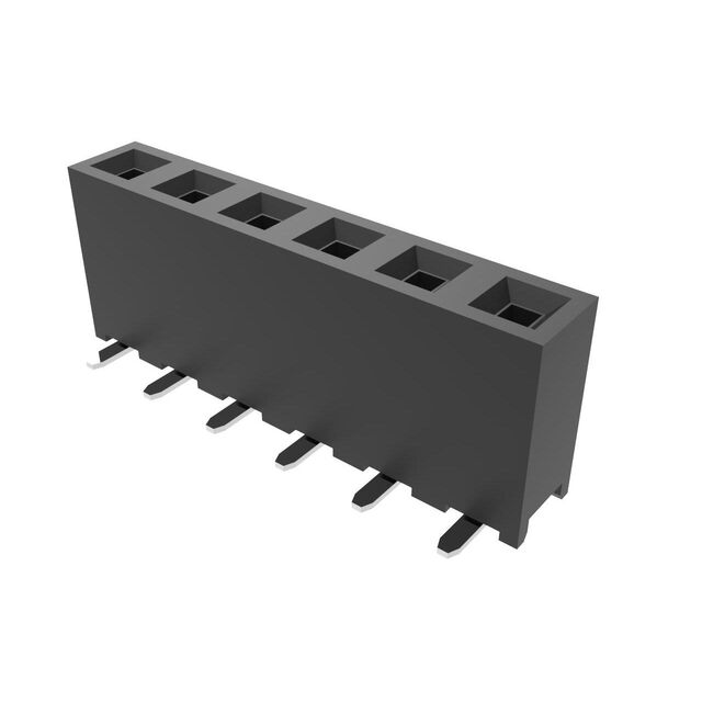 CONN RCPT 6POS 0.079 GOLD SMD